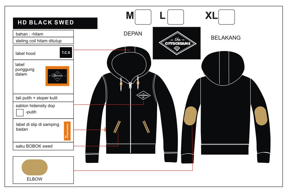 Jual JASA PEMBUATAN SWEATER  HOODIE VARSITY DENGAN DESIGN 