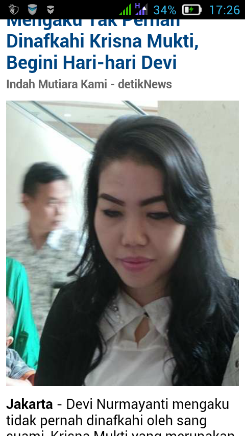 Mengaku Tak Pernah Dinafkahi Krisna Mukti, Begini Hari-hari Devi