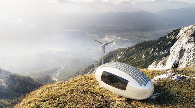 Ecocapsule, Rumah Mini Canggih Bertenaga Angin