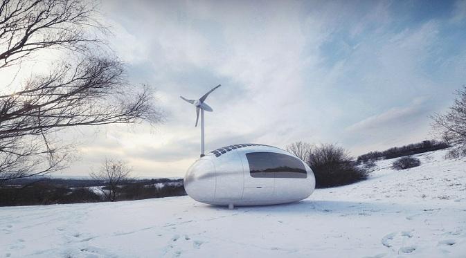 Ecocapsule, Rumah Mini Canggih Bertenaga Angin