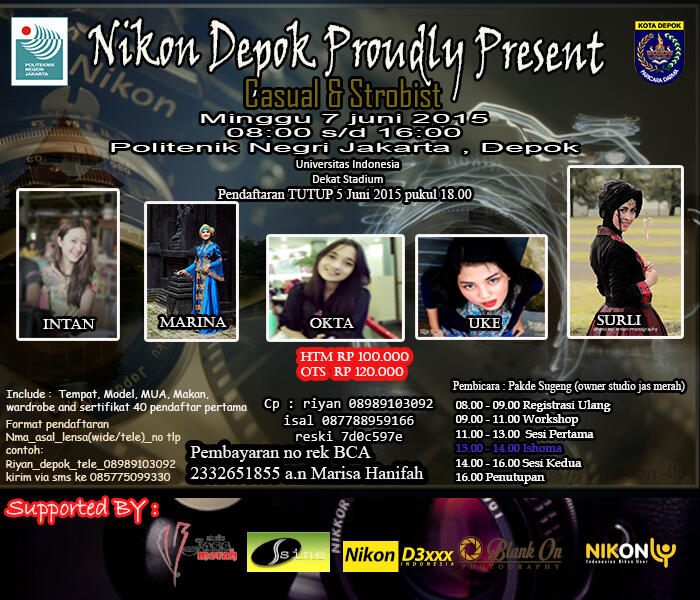 NIKON DEPOK EVENT WORKSHOP & HUNTING