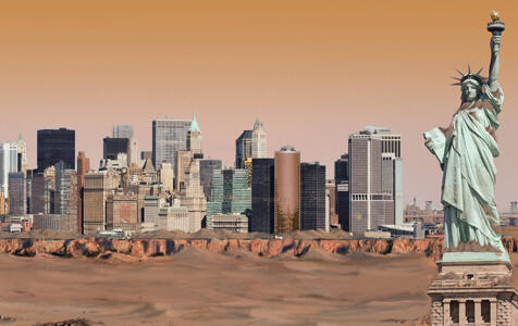 Penampakan Kota New York, Jika Di Tempatkan Di Planet Lain!