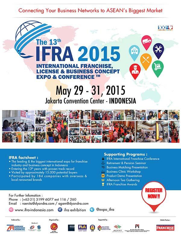 IFRA 2015: Pameran Waralaba Internasional Terbesar di Indonesia