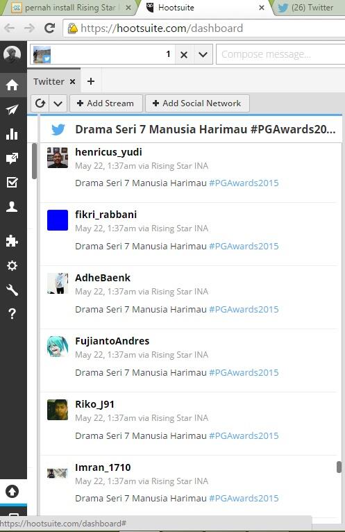 pernah install Rising Star Indonesia? kuat dugaan twittermu sudah disalahgunakan