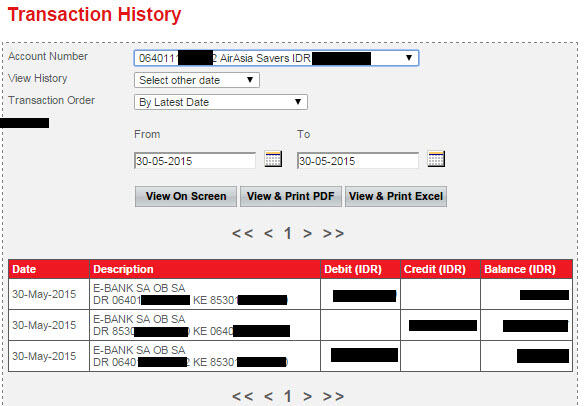 Transaksi Transfer status Suspect lewat internet Banking BNI tapi saldo terpotong