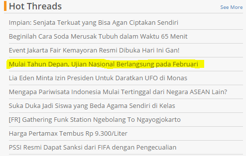 Mulai Tahun Depan, Ujian Nasional berlangsung pada Februari