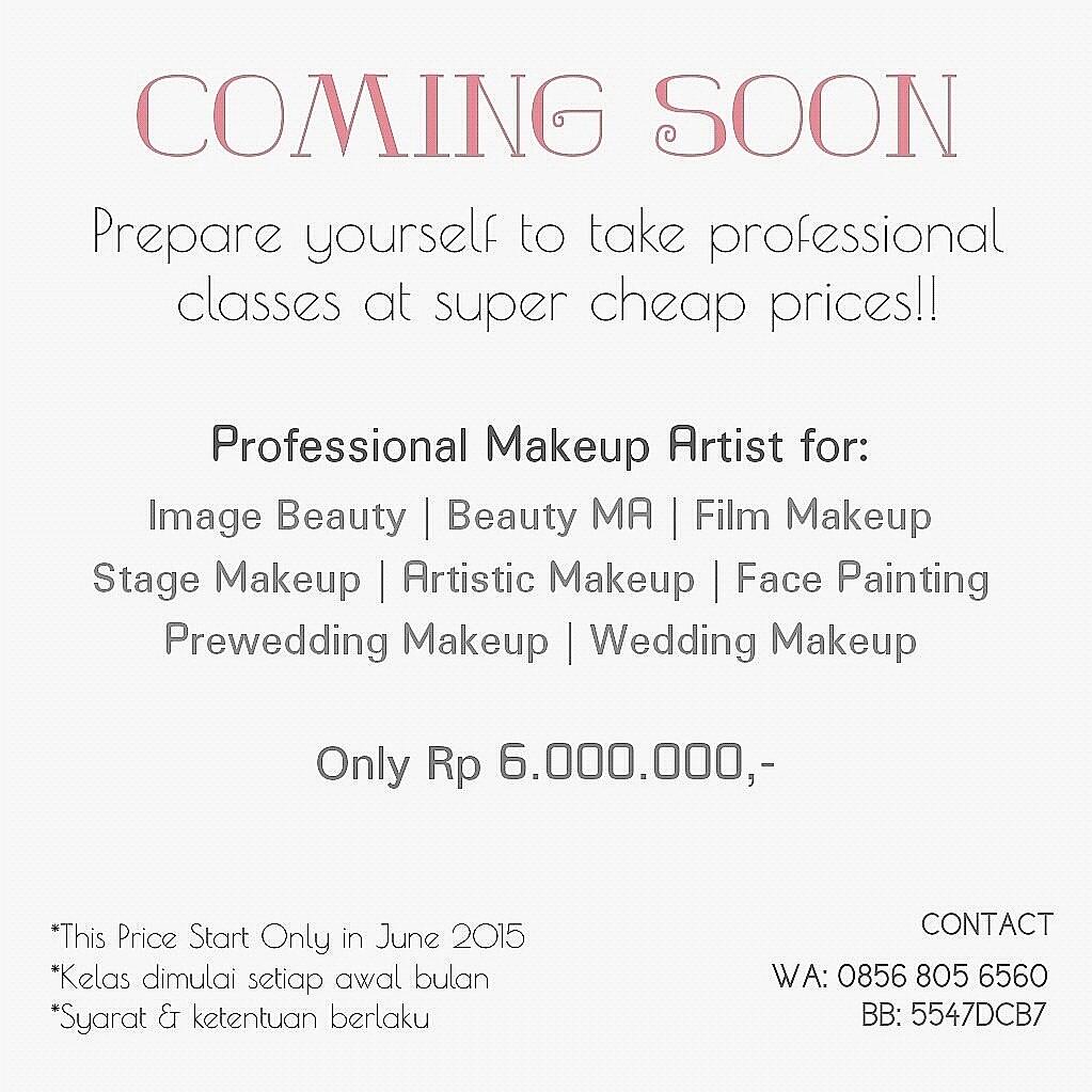 Become to be a professional makeup artist (investasi seumur hidup)