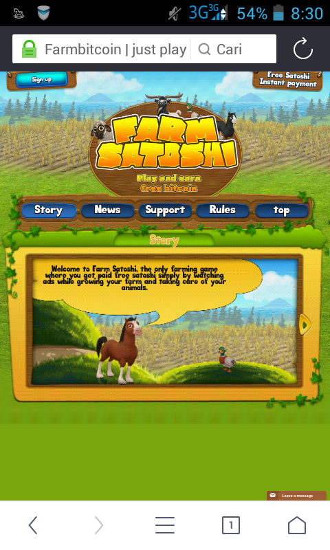 nih ada game bitcoin baruu gannn !!berbasis farm WD instant gann