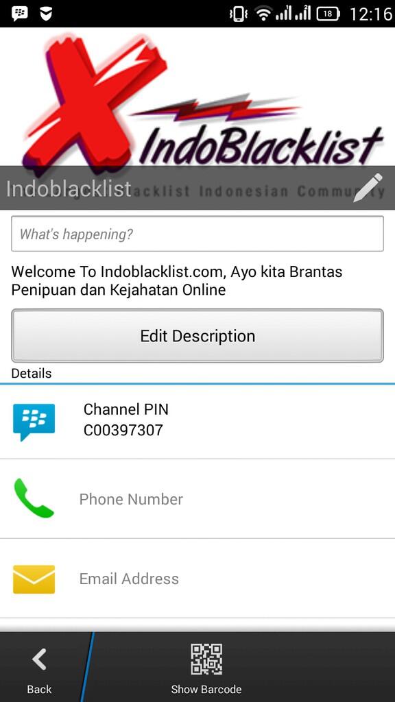 Sikat Semua Tindakan Kejahatan Dunia MAYA di Indoblacklist !!!
