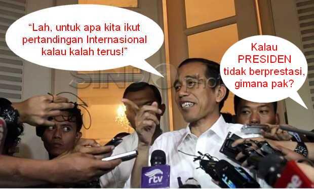 Presiden Jokowi: Buat Apa Ikut Event Internasional Tapi Tanpa Prestasi?