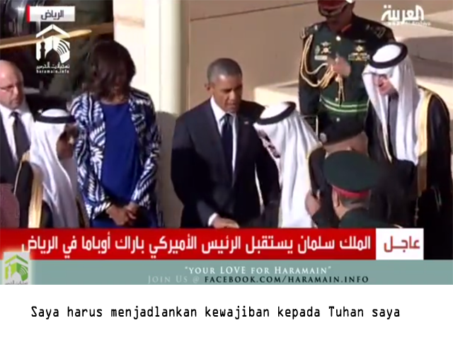 &#91;Video+Pic&#93; ketika Suara Adzan Berkumandang, Petinggi sekelas Obama pun ditinggalkan