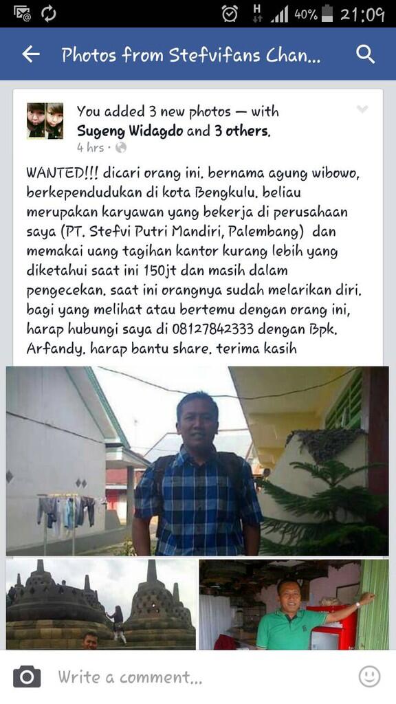 WANTED! &#91;NEED FAST RESPON&#93;