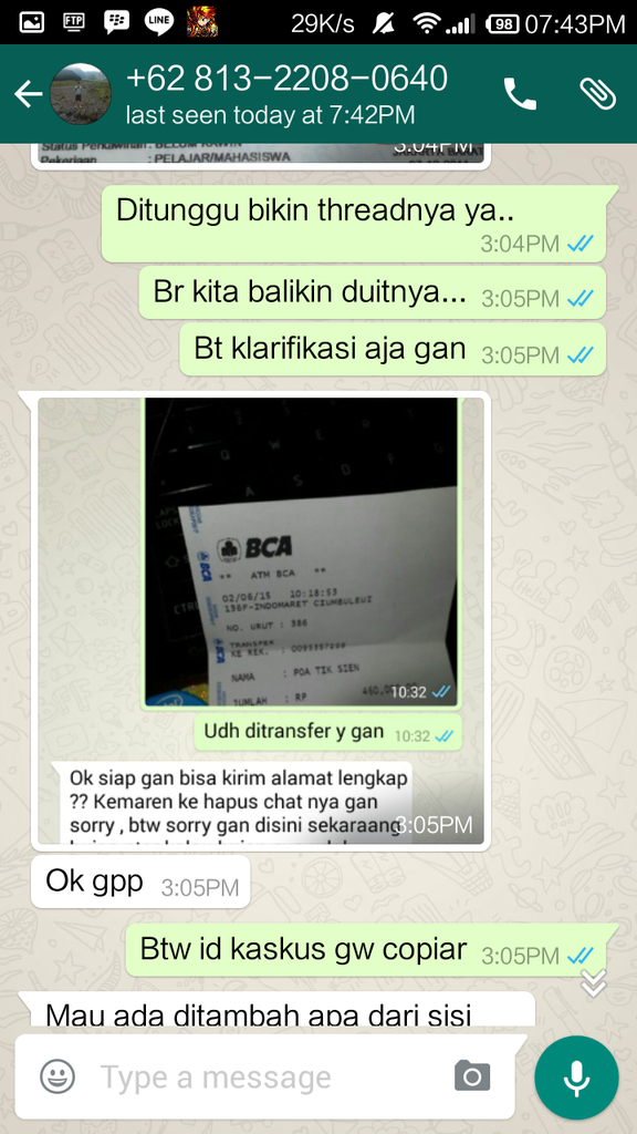 Kasus PENIPUAN ONLINE dgn MODUS PENCUCIAN UANG!! (Udah banyak korban gan!!)