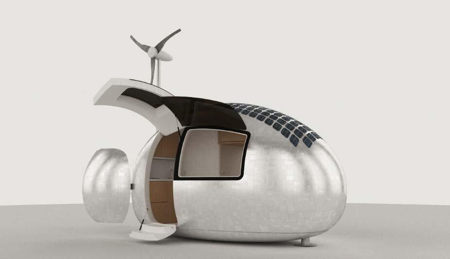 Ecocapsule atau Rumah Kapsul ini adalah Rumah Masa Depan