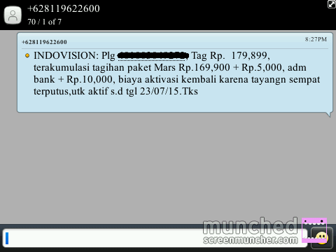 Nama Besar Indovision Tidak Sebanding dengan Profesionalitasnya