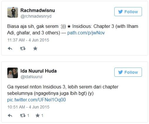 Testimoni Mereka Yang Sudah Nonton Insidious 3