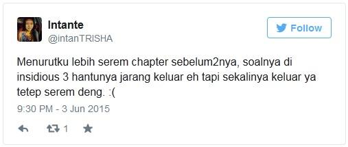 Testimoni Mereka Yang Sudah Nonton Insidious 3