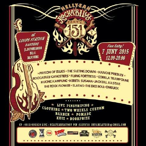 Hellyeah Factory Present " 151 Km Rockabilly Party "