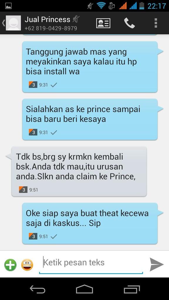 HP Unik Antik Prince PC-368 mirip Nokia 3310 bisa Whatsapp