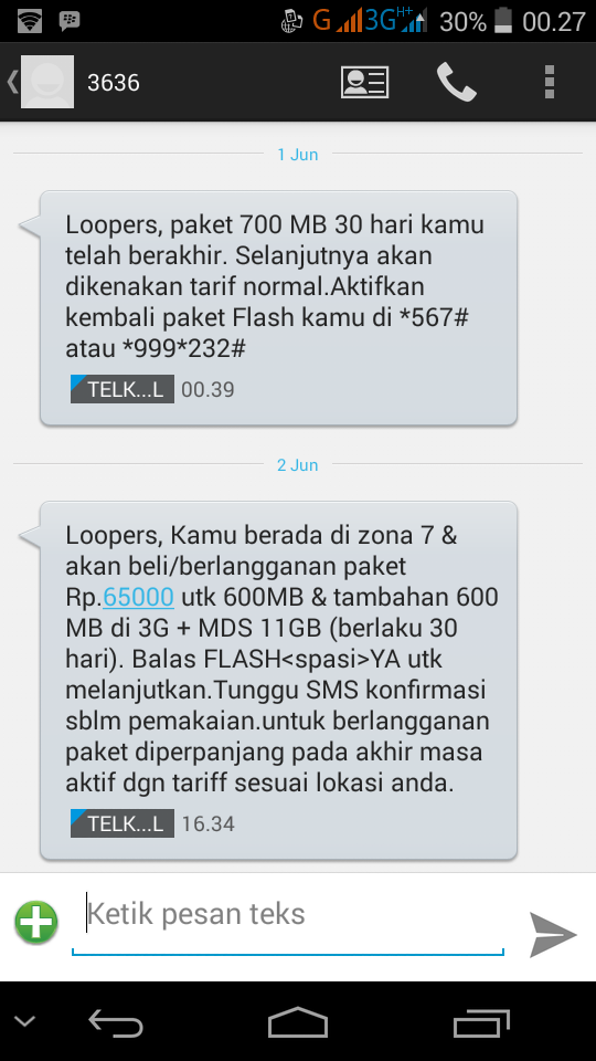 Kuota Internet Simpati Loop Yang Hilang 