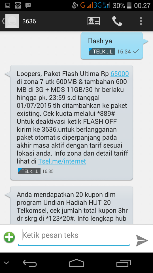 Kuota Internet Simpati Loop Yang Hilang 