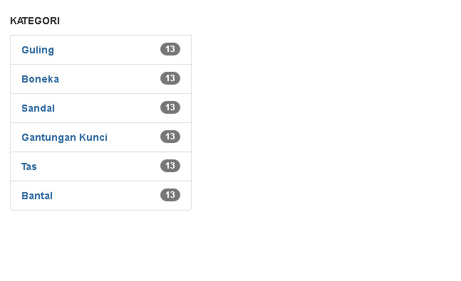 help soal jumlah data per kategori php