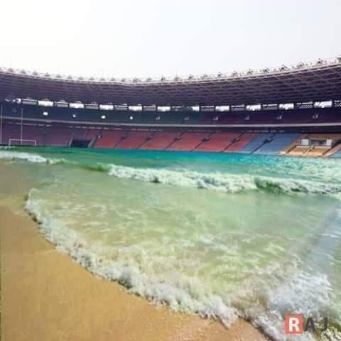 Sanksi Fifa: Stadion GBK dibikin bahan edit (PIC)