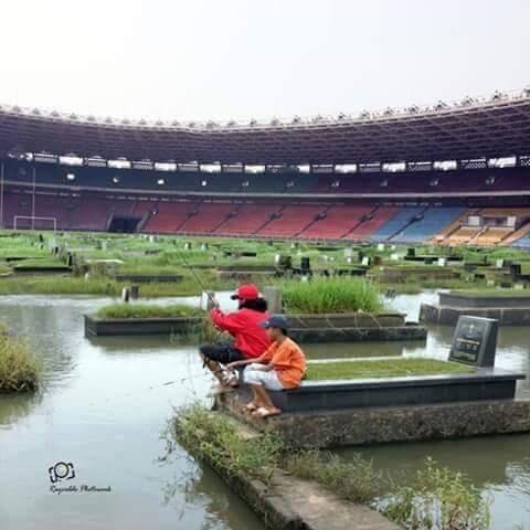 Sanksi Fifa: Stadion GBK dibikin bahan edit (PIC)