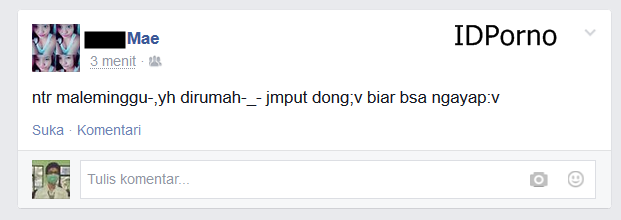 ciri-ciri akun sosmed tersebut itu adalah cabe-cabean.