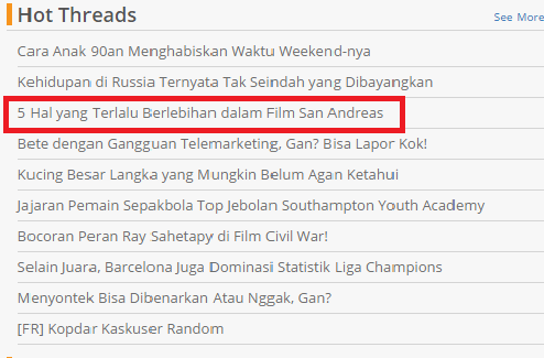 5 Hal yang Terlalu Berlebihan dalam Film San Andreas (Kayak film 2012 aja)