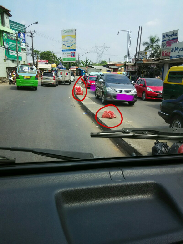 ini tong sampah atau jalan sih ?