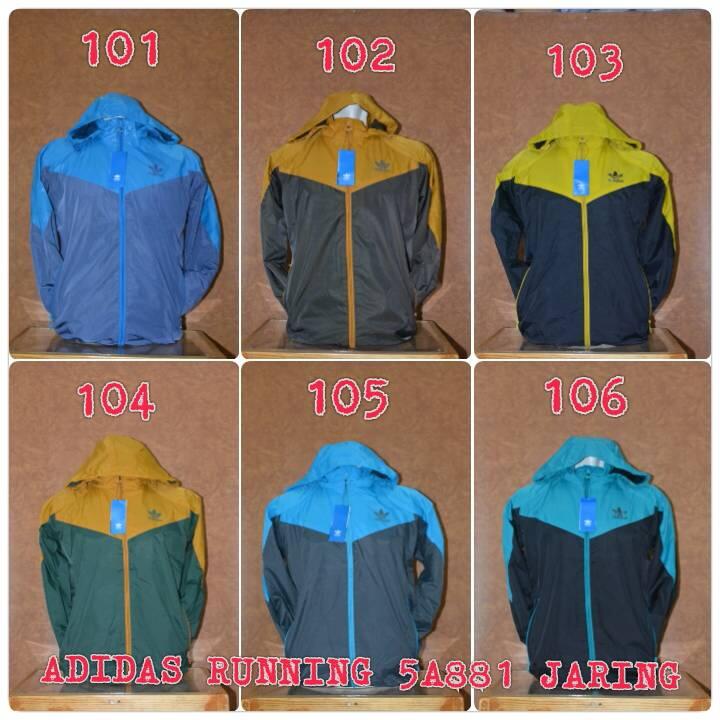 Jaket Running ADIDAS | NIKE | Outdoor Gunung | Jack Wolfskin | North Face |