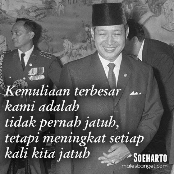 Inilah Quotes Soeharto yang Menginspirasi Kamu Untuk Jadi Pemimpin