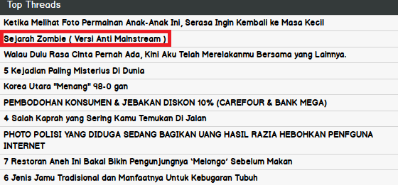 Sejarah Zombie ( Versi Anti Mainstream )