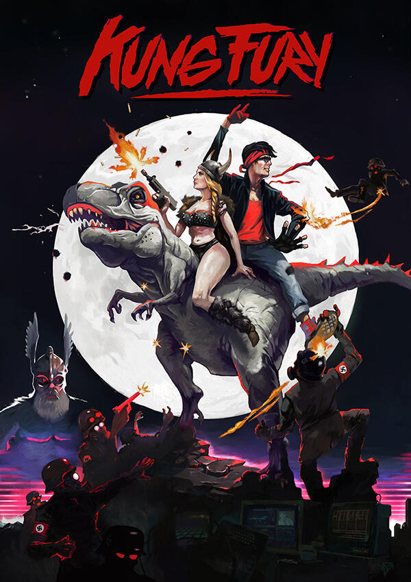 &quot;Kung Fury&quot;, Film Sci-Fi comedy ancur adaptasi game 80an. 