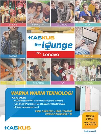 &#91;FR&#93; KASKUS The Lounge: Warna Warni Teknologi Bareng Lenovo
