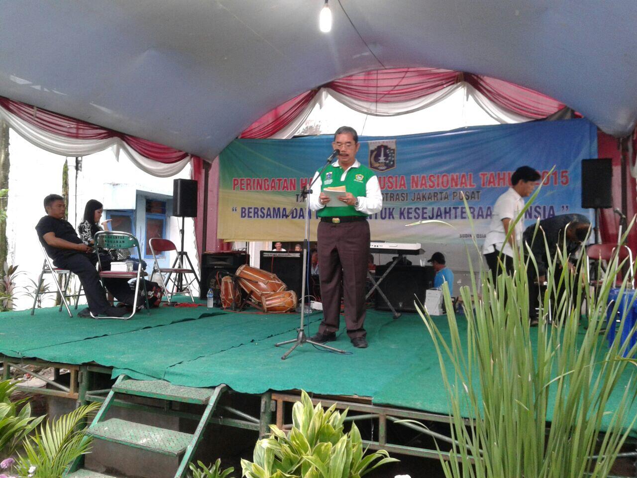 Peringatan Hari Lanjut Usia Nasional Tahun 2015 Tk. Kota Administrasi Jakarta Pusat