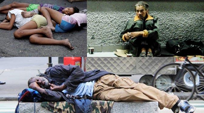 10 Kota Besar yang Masih Banyak Penduduknya Tidur di Jalan