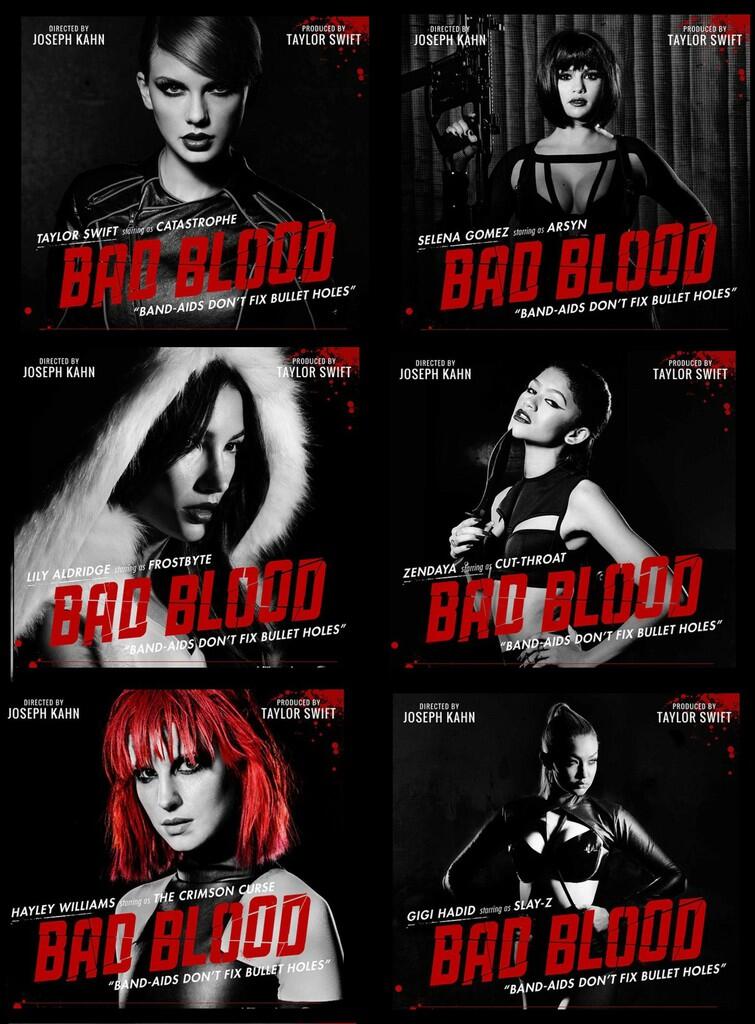 Referensi Film di Video Klip 'Bad Blood'