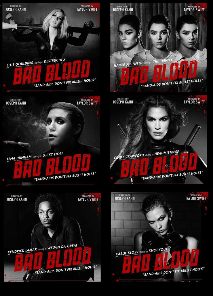 Referensi Film di Video Klip 'Bad Blood'