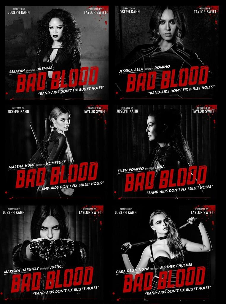 Referensi Film di Video Klip 'Bad Blood'