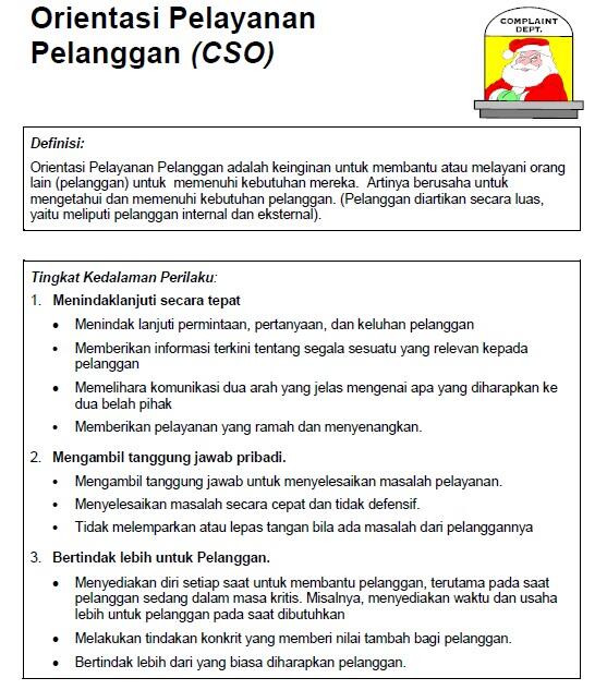 Dijual Kamus Kompetensi dan Matrix Kompetensi