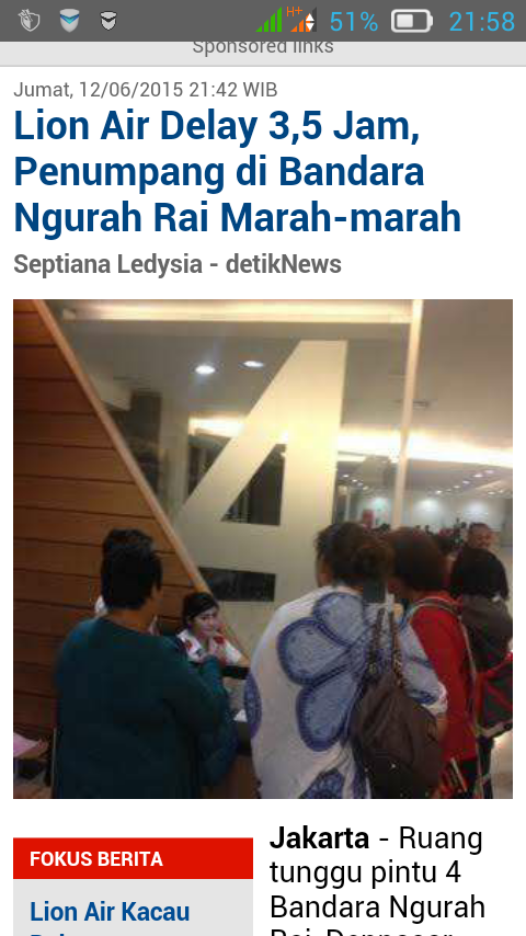 &#91;Jonan mana&#93; Lion Air Delay 3,5 Jam, Penumpang di Bandara Ngurah Rai Marah-marah