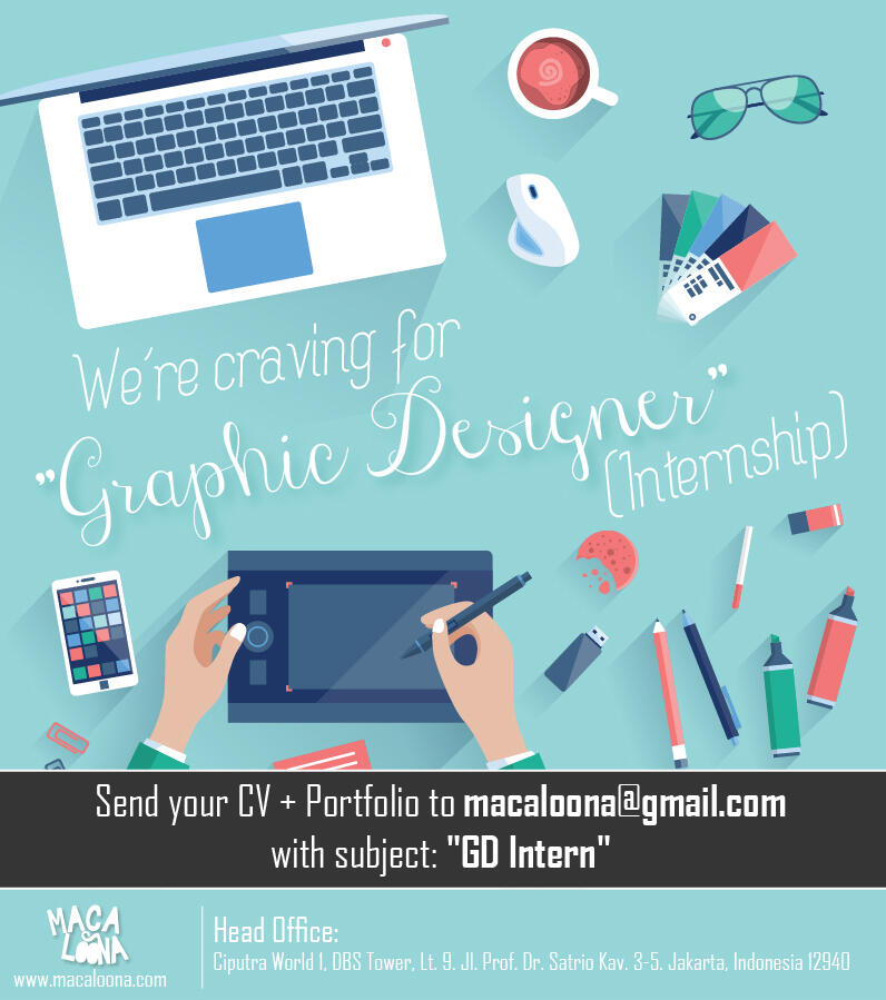 We're Hiring! Graphic Designer (Internship) Jakarta. KASKUS