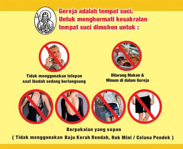 Kebiasan-Kebiasaan Buruk yang Wajib Agan Hilangkan Ketika di Gereja