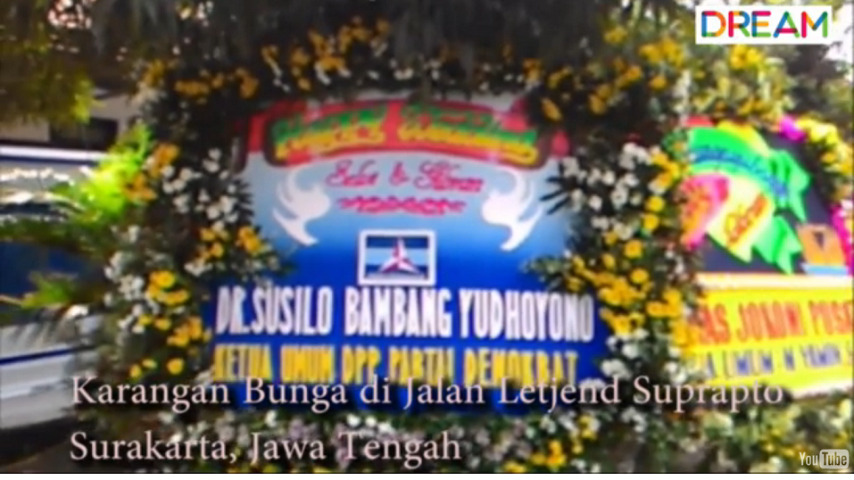 Karangan Bunga Padati Area Sekitar Pernikahan Gibran dan Selvi