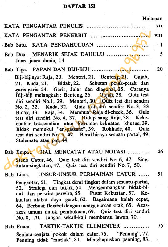 Ingin PANDAI MAIN CATUR? Baca buku ini