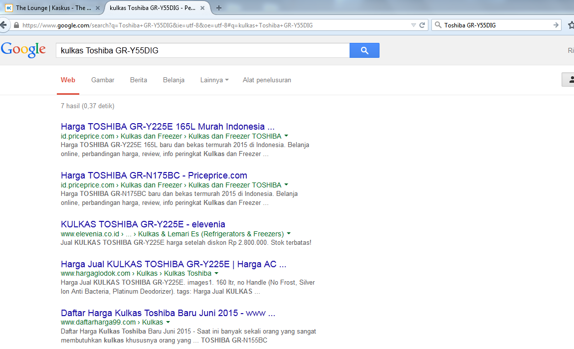 Kulkas palsu Toshiba GR-Y55DIG GLACIO???