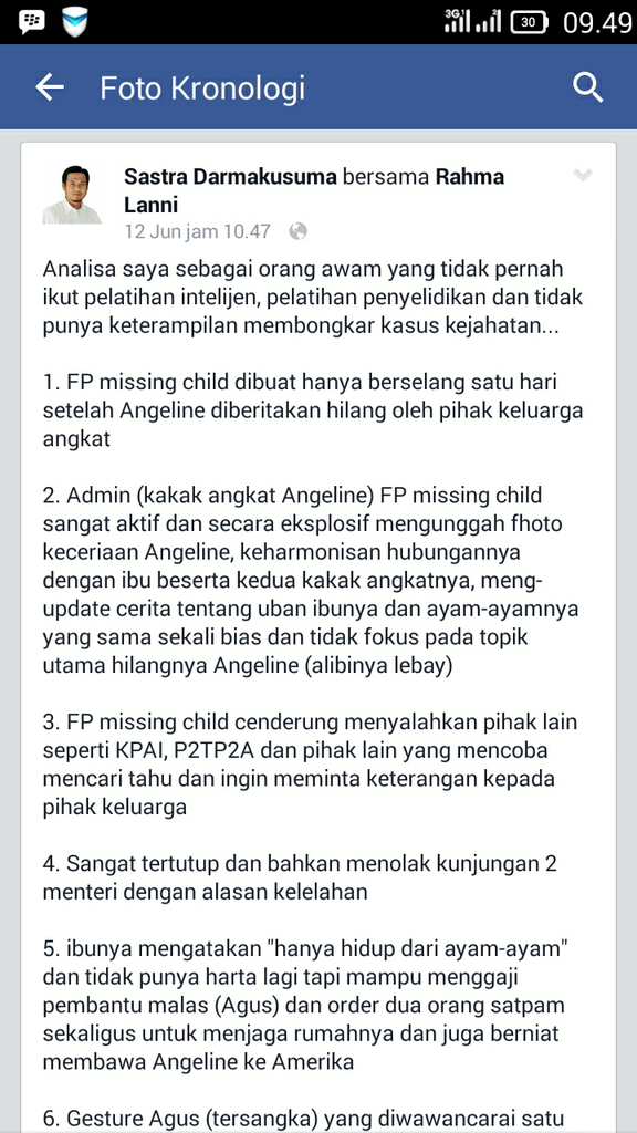 Tentang kematian Angeline.. Kalo menurut agan2?