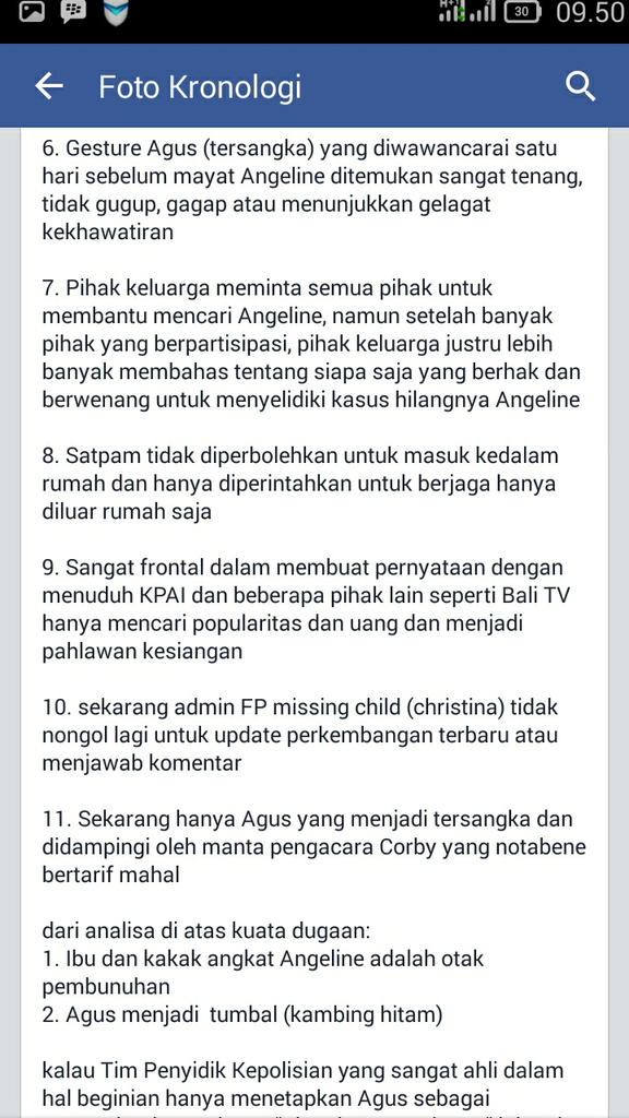Tentang kematian Angeline.. Kalo menurut agan2?